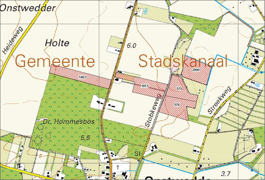 Te koop: Holte, 9591 Onstwedde kaart grond onstwedde